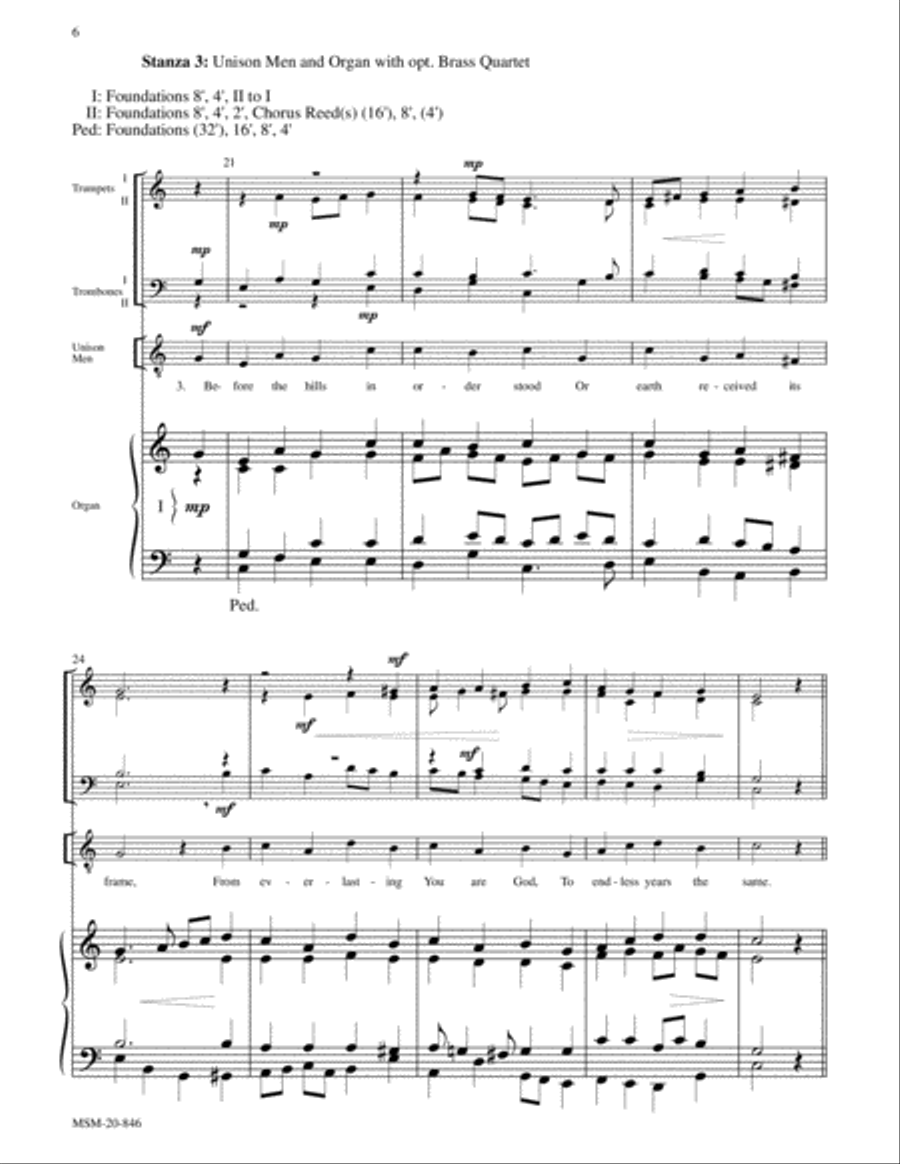 O God, Our Help in Ages Past Women's Choir scores gallery preview page 5