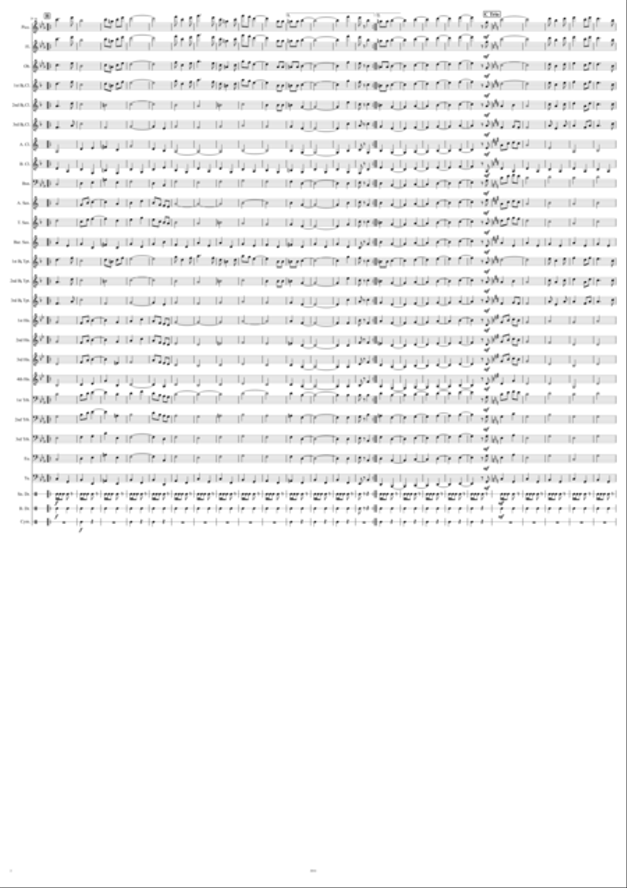Iowa State Troopers March Marching Band scores gallery preview page 2