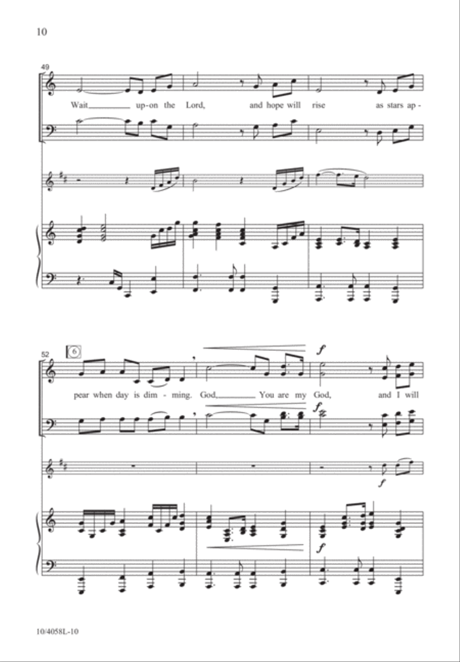 Still, My Soul, Be Still 4-Part scores gallery preview page 11