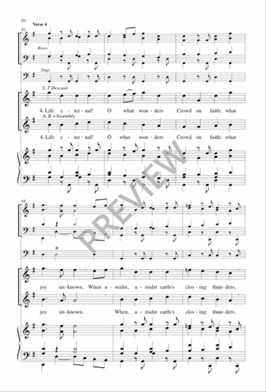 Sing with All the Saints Sing with All the Saints 4-Part scores gallery preview page 10