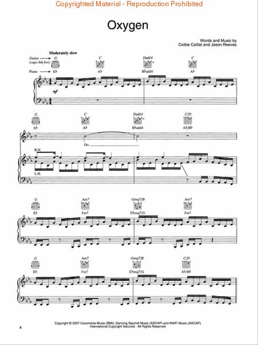 Colbie Caillat - Coco Piano, Vocal, Guitar scores gallery preview page 2