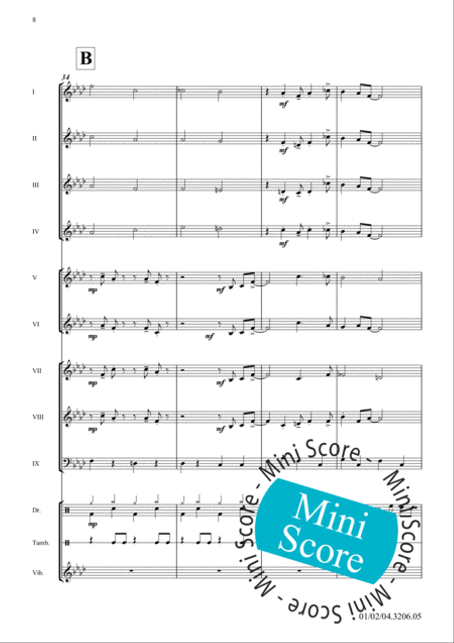 Sing, Sing, Sing Sing, Sing, Sing Fanfare Band scores gallery preview page 12