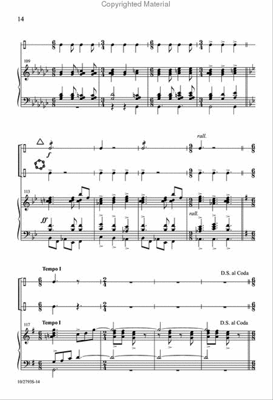 Now Let the Heavens Be Joyful 4-Part scores gallery preview page 14