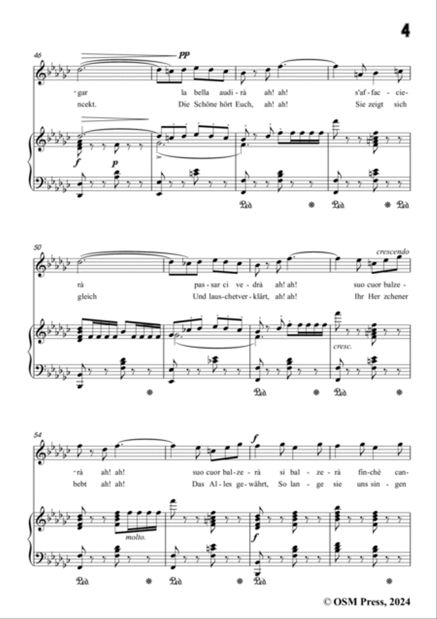 Paladilhe-Mandolinata( Souvenir de Rome),in G flat Major Voice scores gallery preview page 5