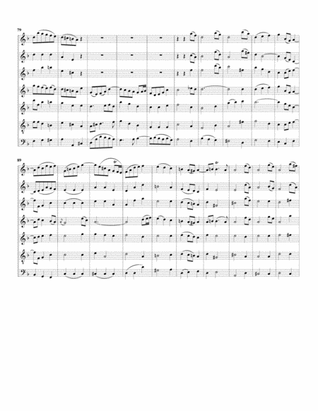 Ruht wohl, iher heiligen Gebeine, from Johannespassion, BWV 245 (arrangement for 7 recorders)
