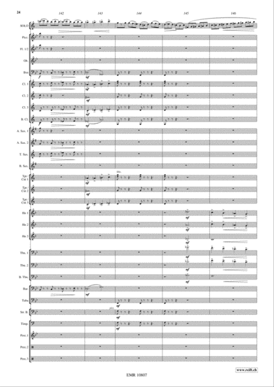 Saltatio Diabolica Saltatio Diabolica Concert Band scores gallery preview page 25