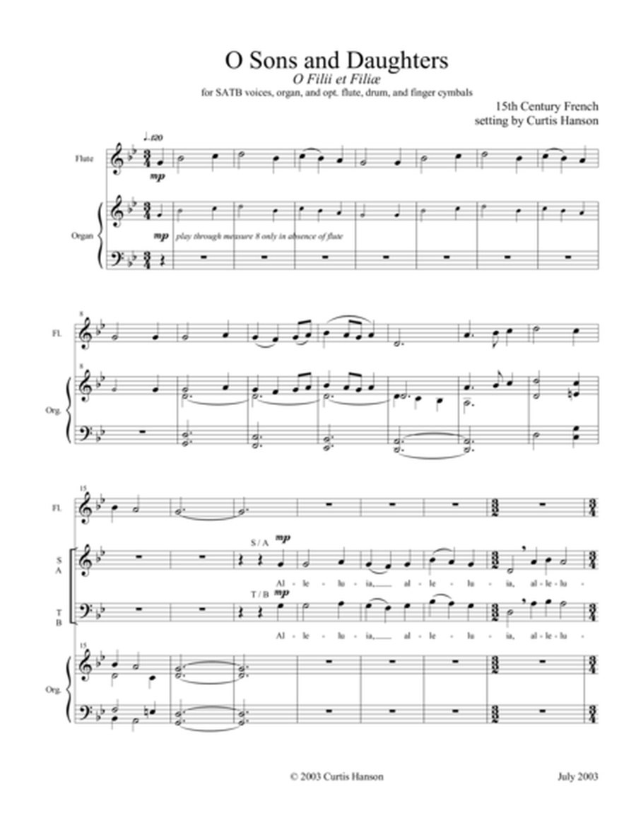 O Sons and Daughters (SATB) image number null