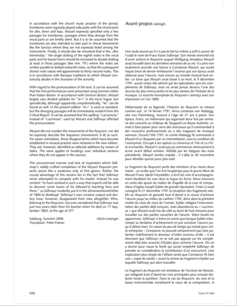 Missa longa in C major (Missa longa in C) 4-Part scores gallery preview page 9