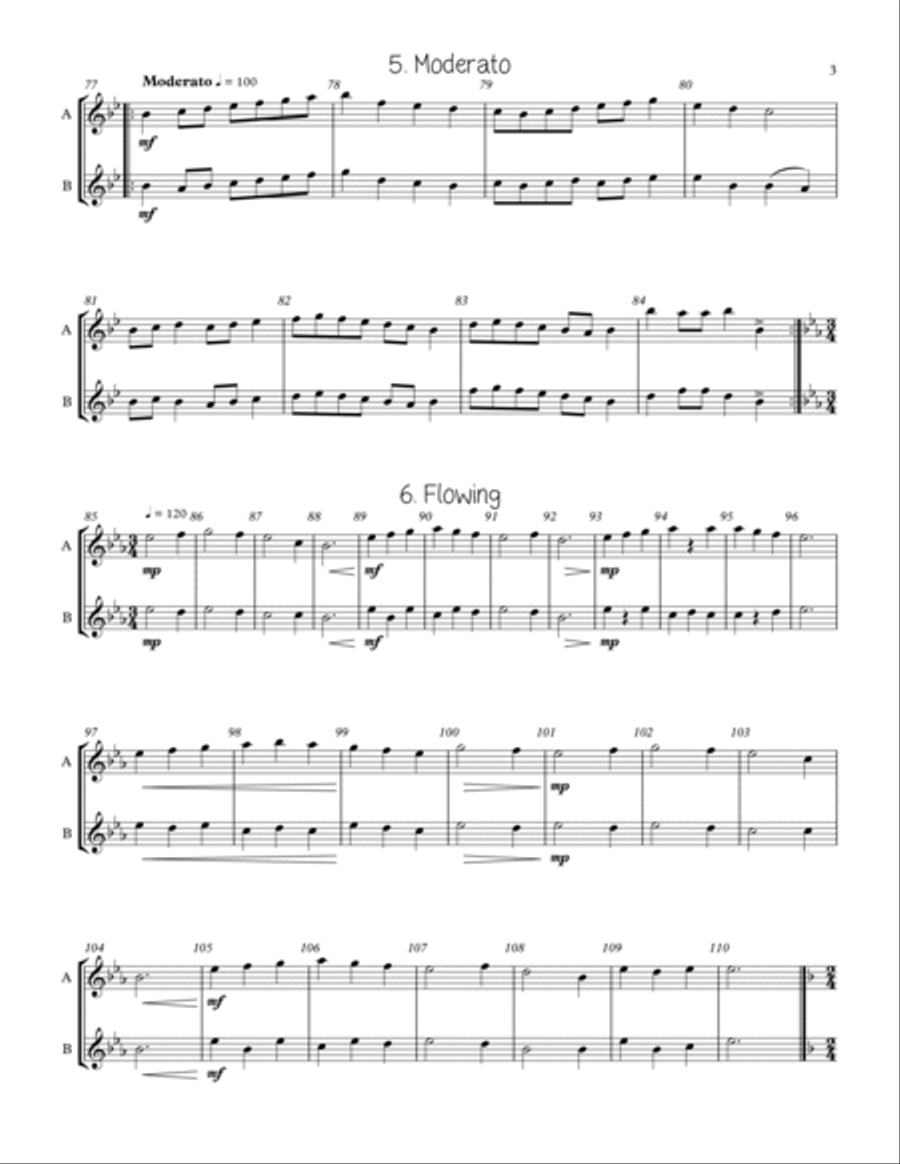 Ten Adaptable Duets for Young Band Musicians - Volume One - ALL Transpositions image number null