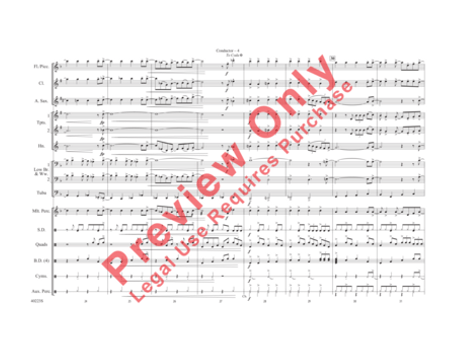 Does Anybody Really Know What Time It Is? Marching Band scores gallery preview page 5