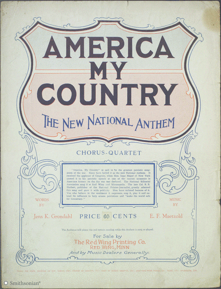 America, My Country (The New National Anthem)