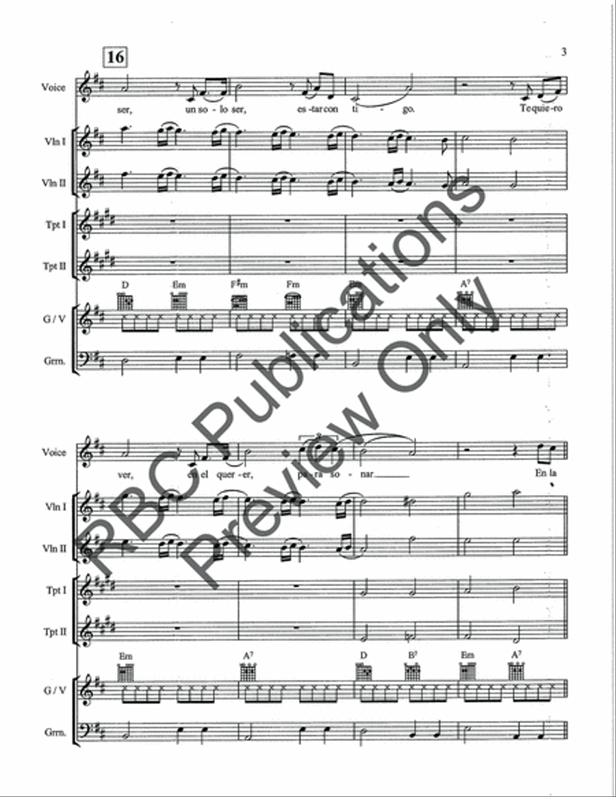 Amoecito Corazón (Score) Voice scores gallery preview page 5