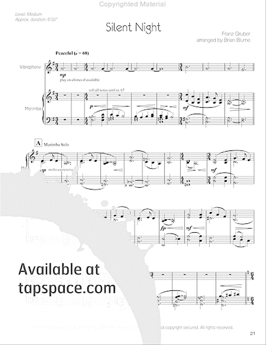 Winterludes for Two Winterludes for Two Marimba scores gallery preview page 24