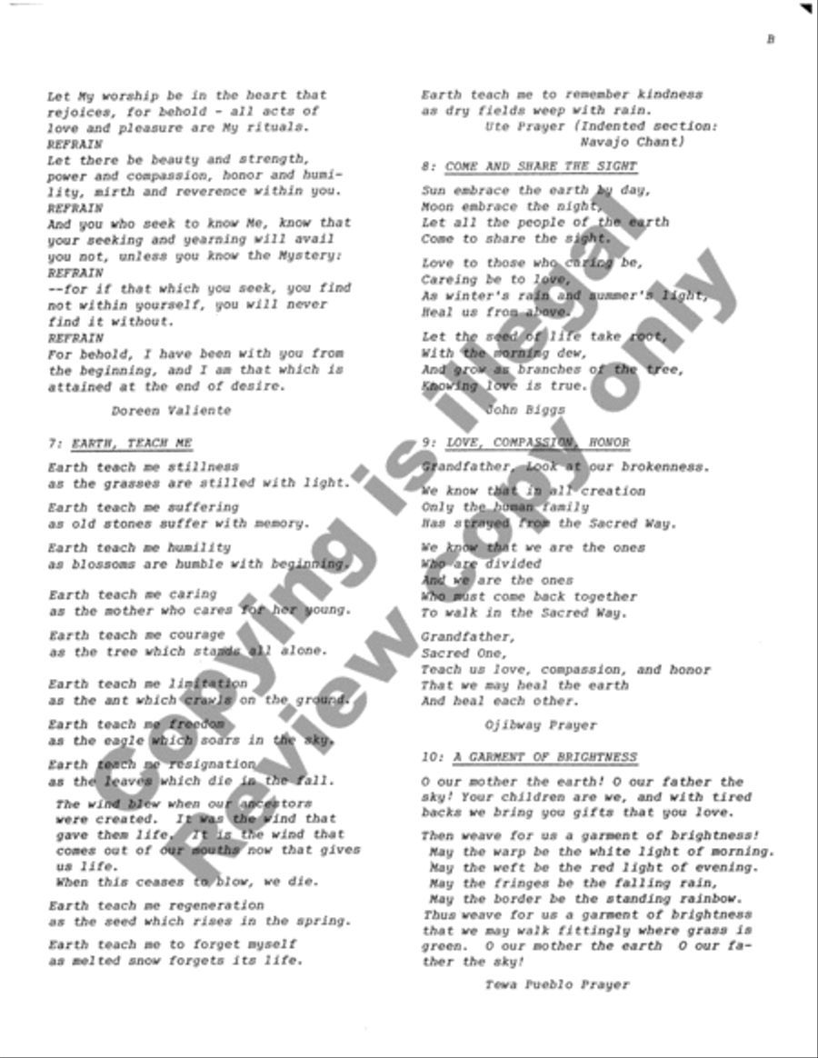 The Web of Life 4-Part scores gallery preview page 16