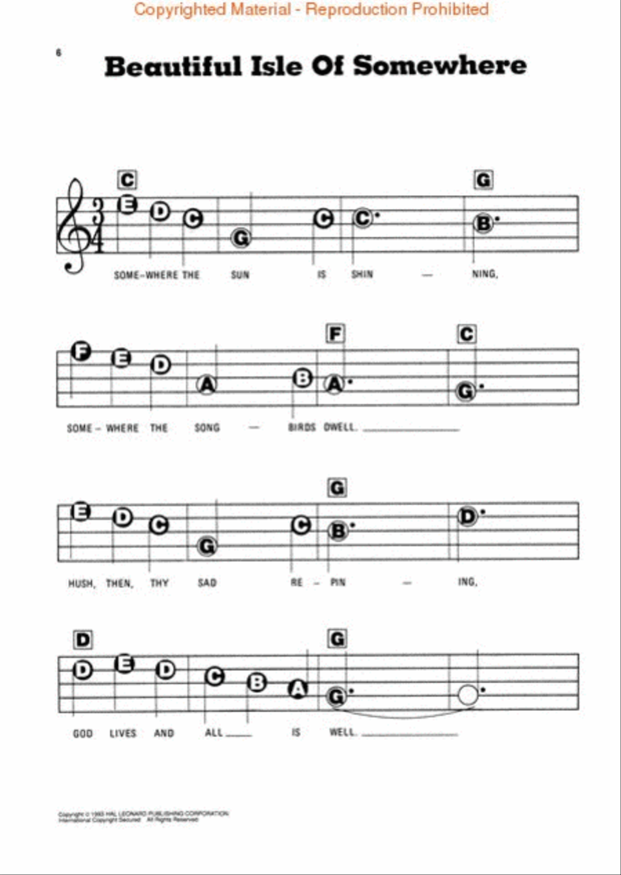 Hymns Electronic Keyboard scores gallery preview page 3