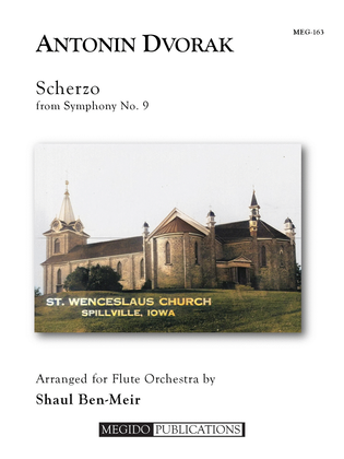 Book cover for Scherzo from Symphony No. 9 for Flute Orchestra
