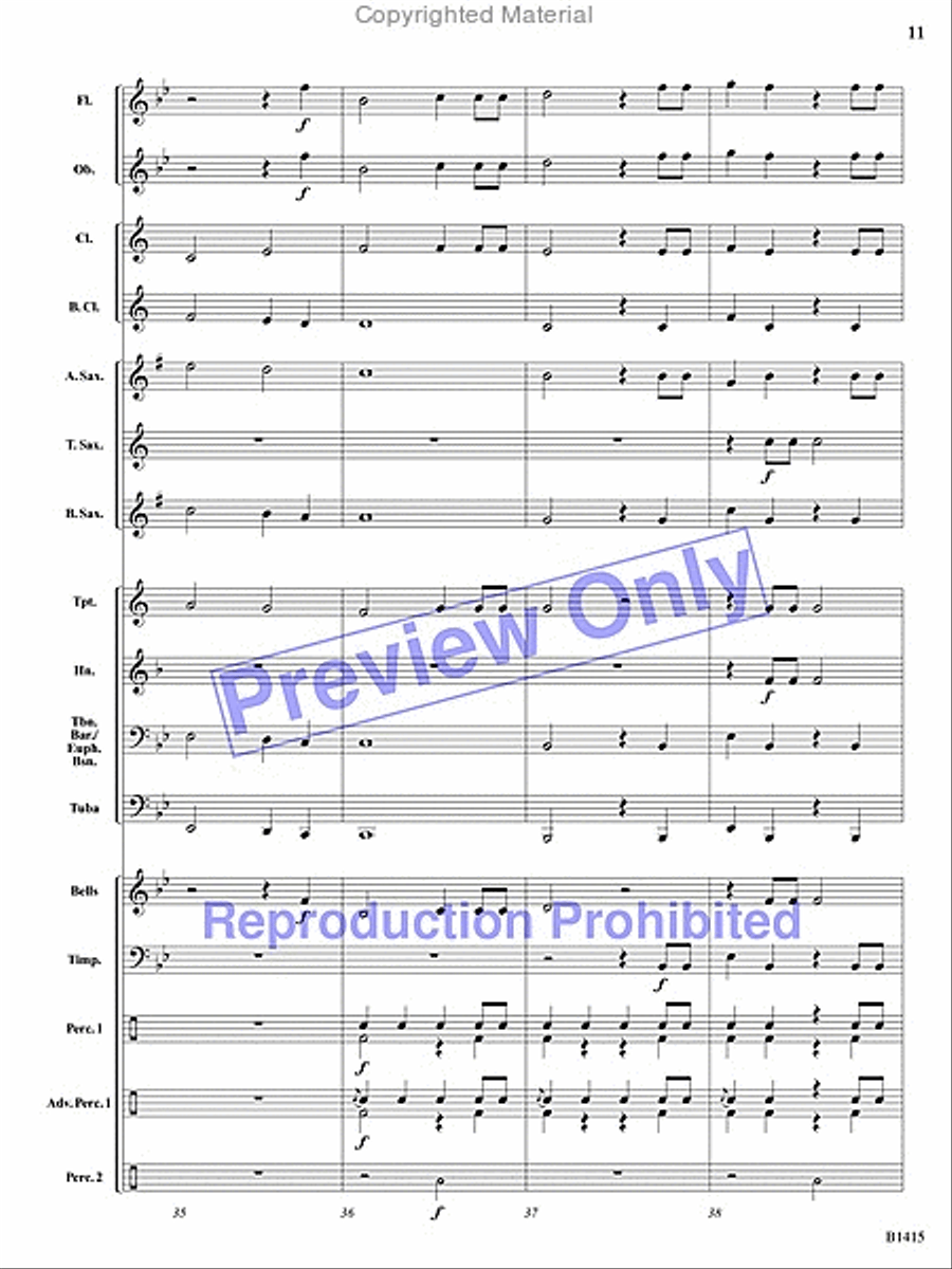 Hallelujah Chorus Hallelujah Chorus Concert Band scores gallery preview page 10