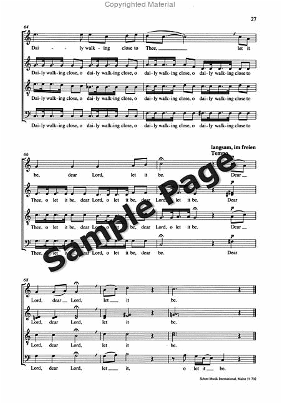 Spirituals And Gospels,4 Ch.sc 4-Part scores gallery preview page 28