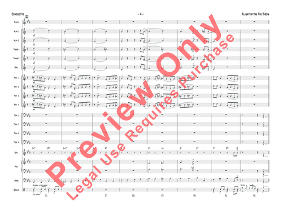 Flight of the Foo Birds Jazz Ensemble scores gallery preview page 21