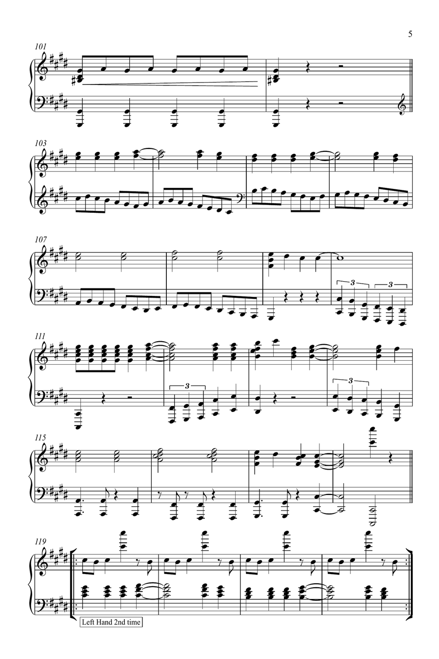 Kings & Queens Kings & Queens Piano Solo scores gallery preview page 5