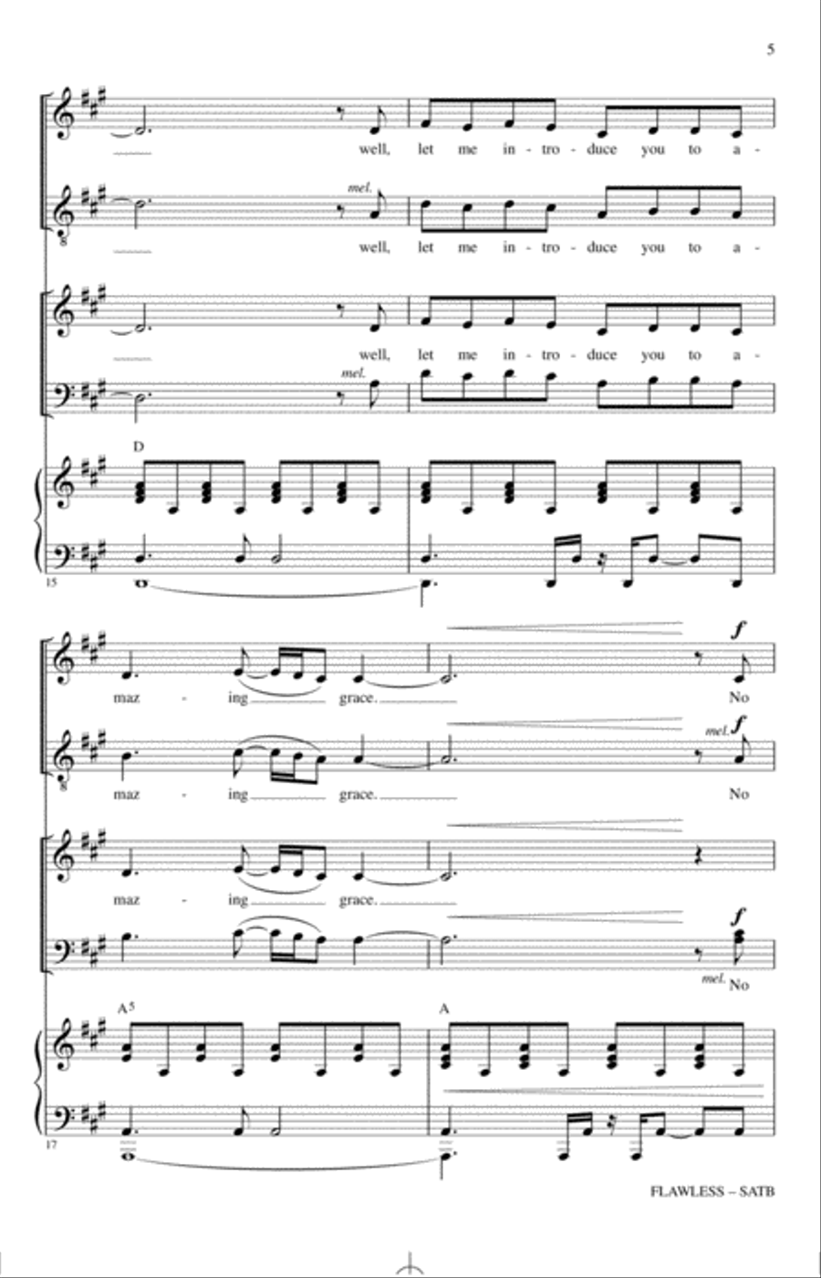 Flawless 4-Part scores gallery preview page 4