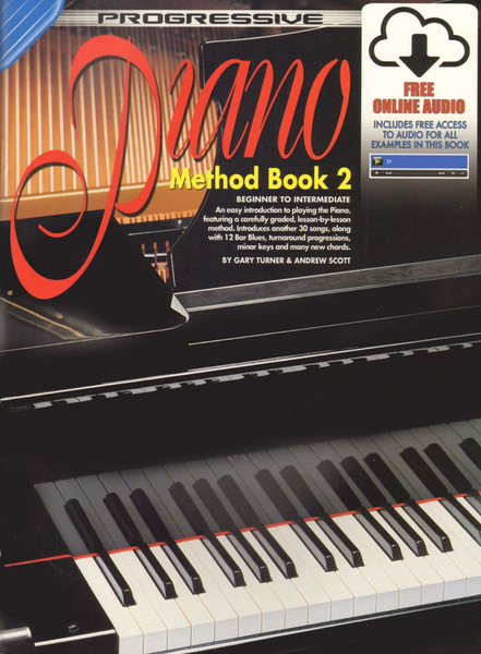 Progressive Piano Method Book 2 (Book/audio/video)