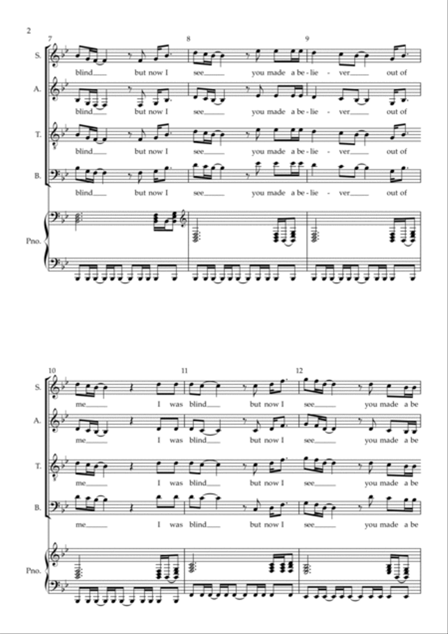 Movin' On Up 4-Part scores gallery preview page 2