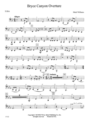 Bryce Canyon Overture: Tuba