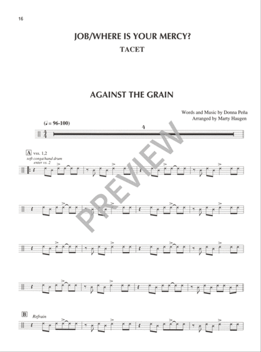 Tales of Wonder - Percussion edition Piano scores gallery preview page 17