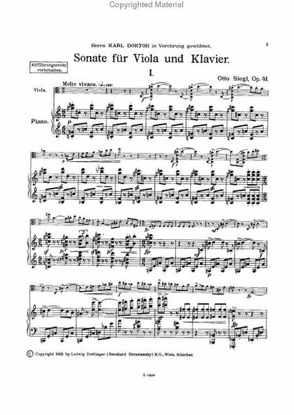 1. Sonate op. 41