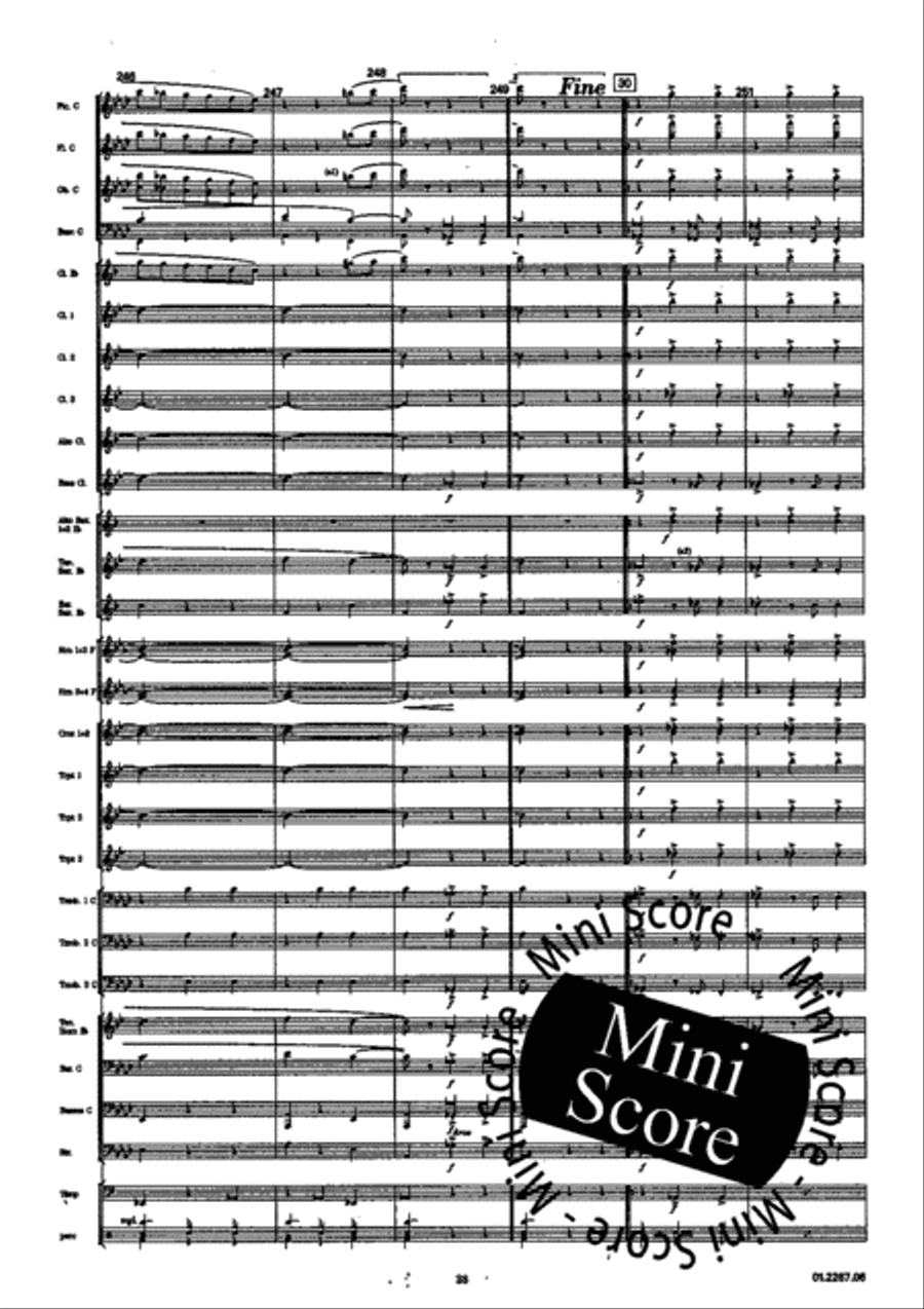 La Derniere Valse Concert Band scores gallery preview page 32