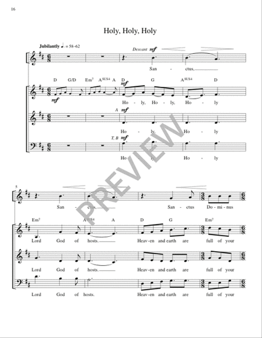 Mass from Age to Age - Guitar edition Guitar scores gallery preview page 17