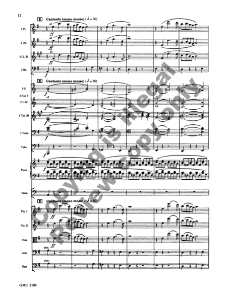 Symphonette in D (Additional Full Score)