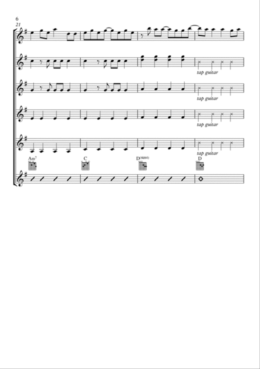 You Belong With Me You Belong With Me Electric Guitar scores gallery preview page 6