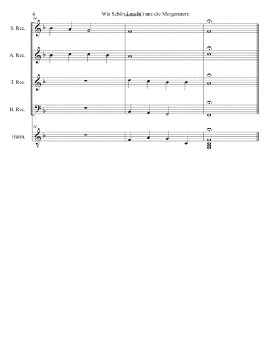 Wie Schön Leuchtet die Morgenstern Chamber Music scores gallery preview page 4