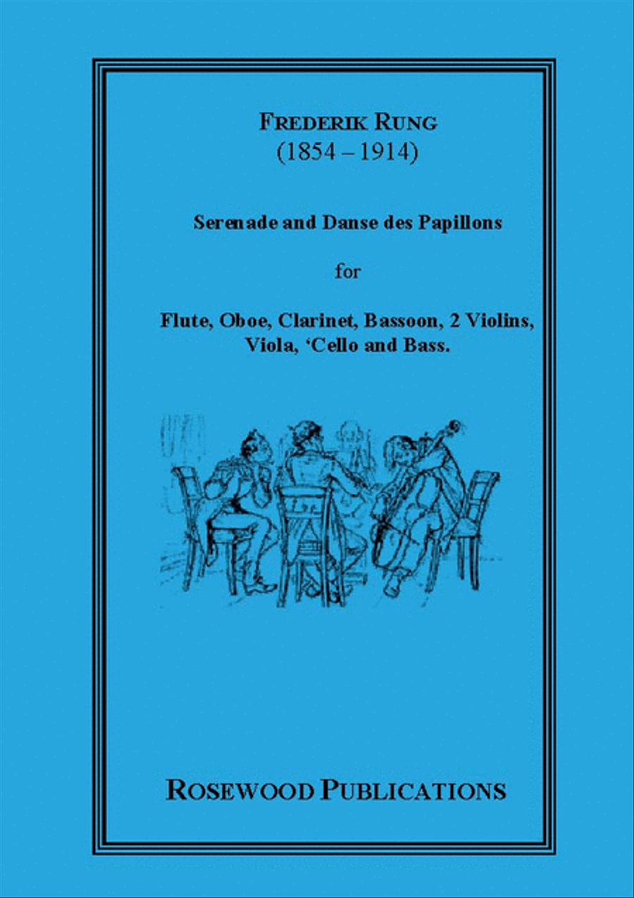 Serenade and Danse des Papillons Clarinet scores gallery preview page 1