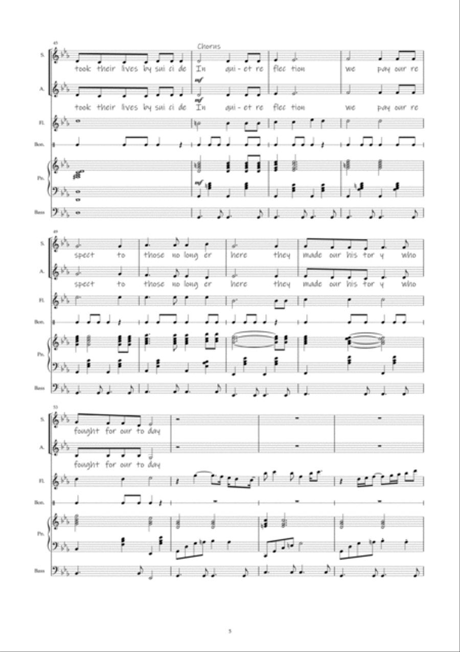 Remembering Them Remembering Them 2-Part scores gallery preview page 5