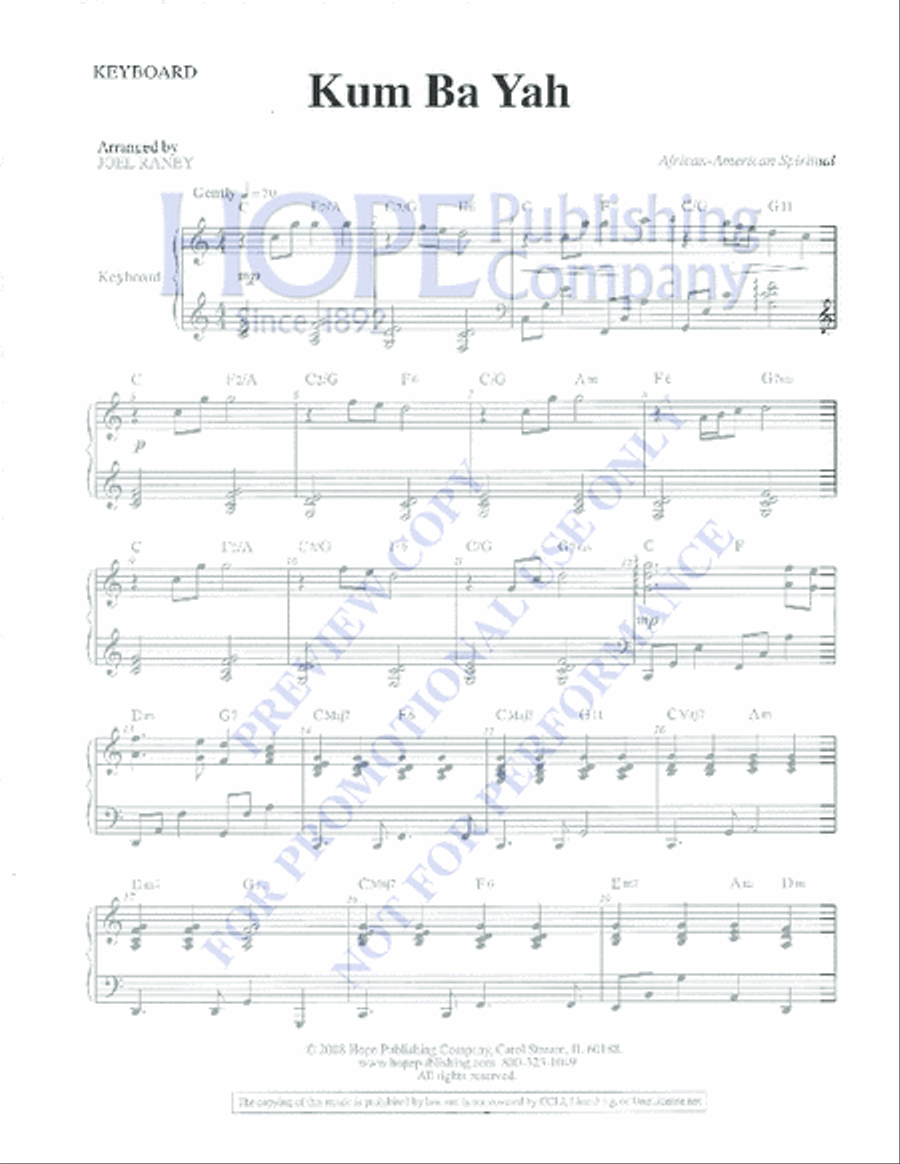 Kum Bah Yah Children's Choir scores gallery preview page 2