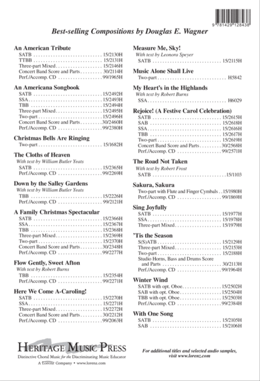The Lark in the Clear Air 4-Part scores gallery preview page 12