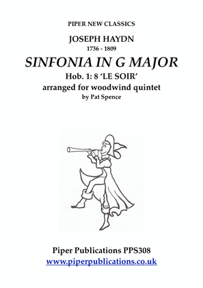 HAYDN: SINFONIA IN G MAJOR 'LE SOIR' for woodwind quintet