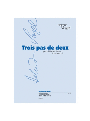 Book cover for Trois Pas De Deux Pour Flute Et Piano (ou Clavecin)