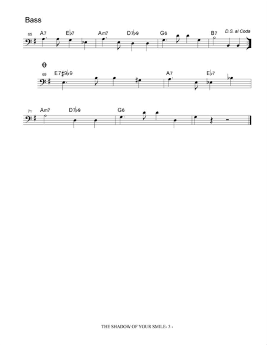 The Shadow Of Your Smile Jazz Ensemble scores gallery preview page 4