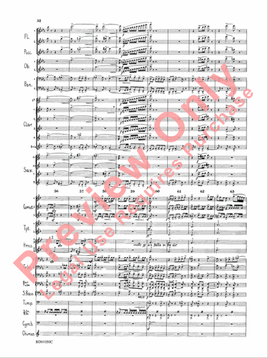 Trittico Trittico Concert Band scores gallery preview page 35