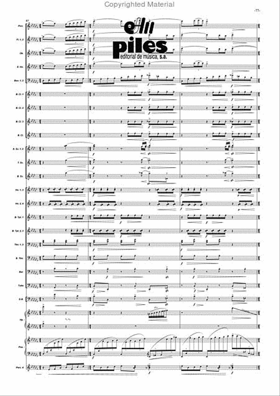 Duende Duende Concert Band scores gallery preview page 78
