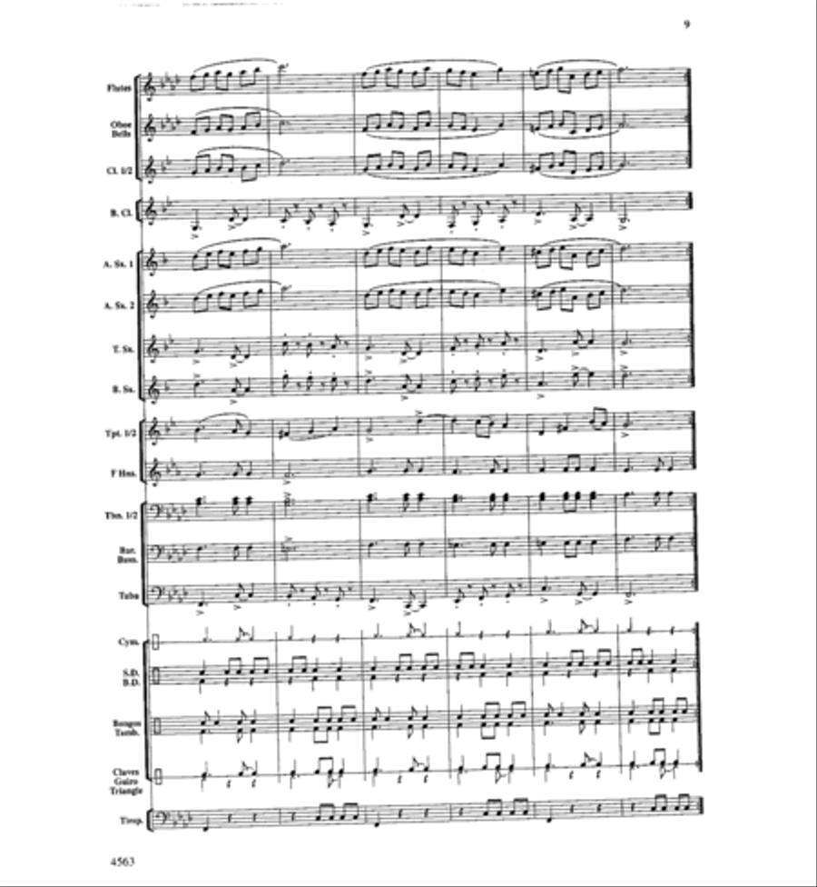 The Eagle's Triumph The Eagle's Triumph Concert Band scores gallery preview page 10