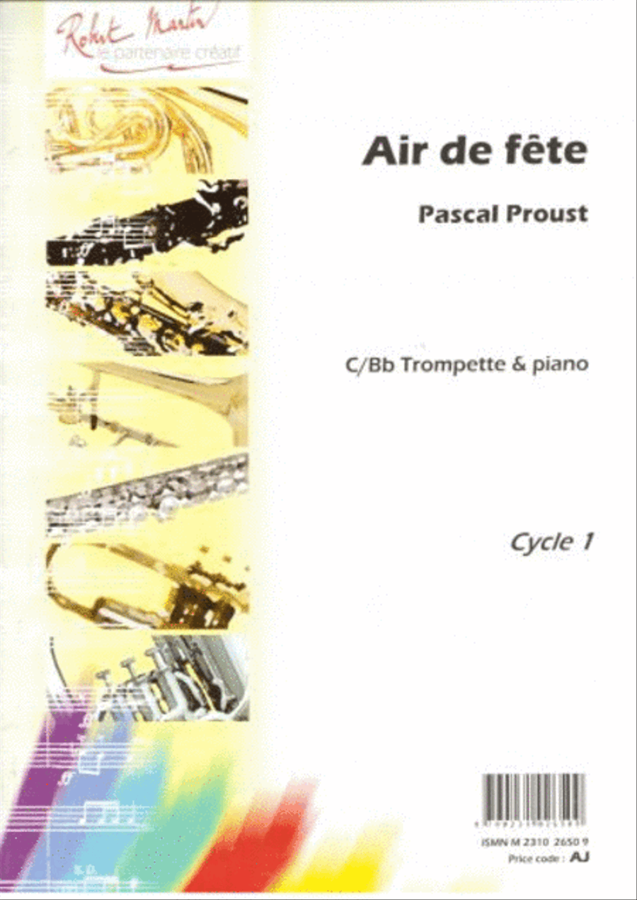 Air de Fête Trumpet Solo scores gallery preview page 1