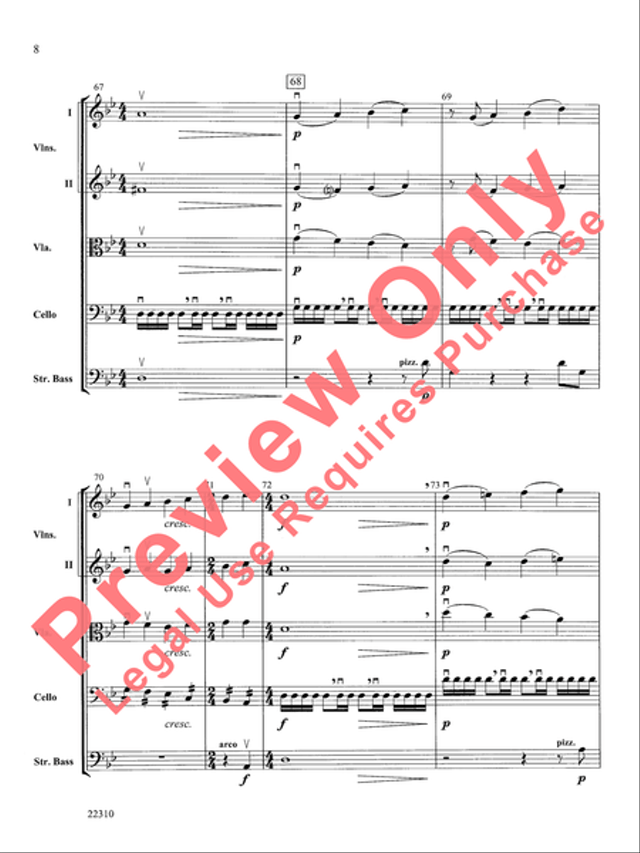 Incantations String Orchestra scores gallery preview page 15