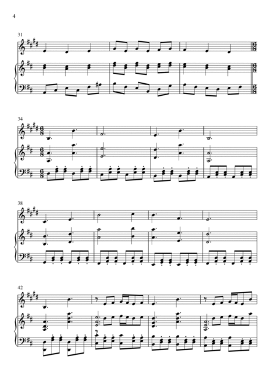 Fallen Down (from Undertale) Small Ensemble scores gallery preview page 4