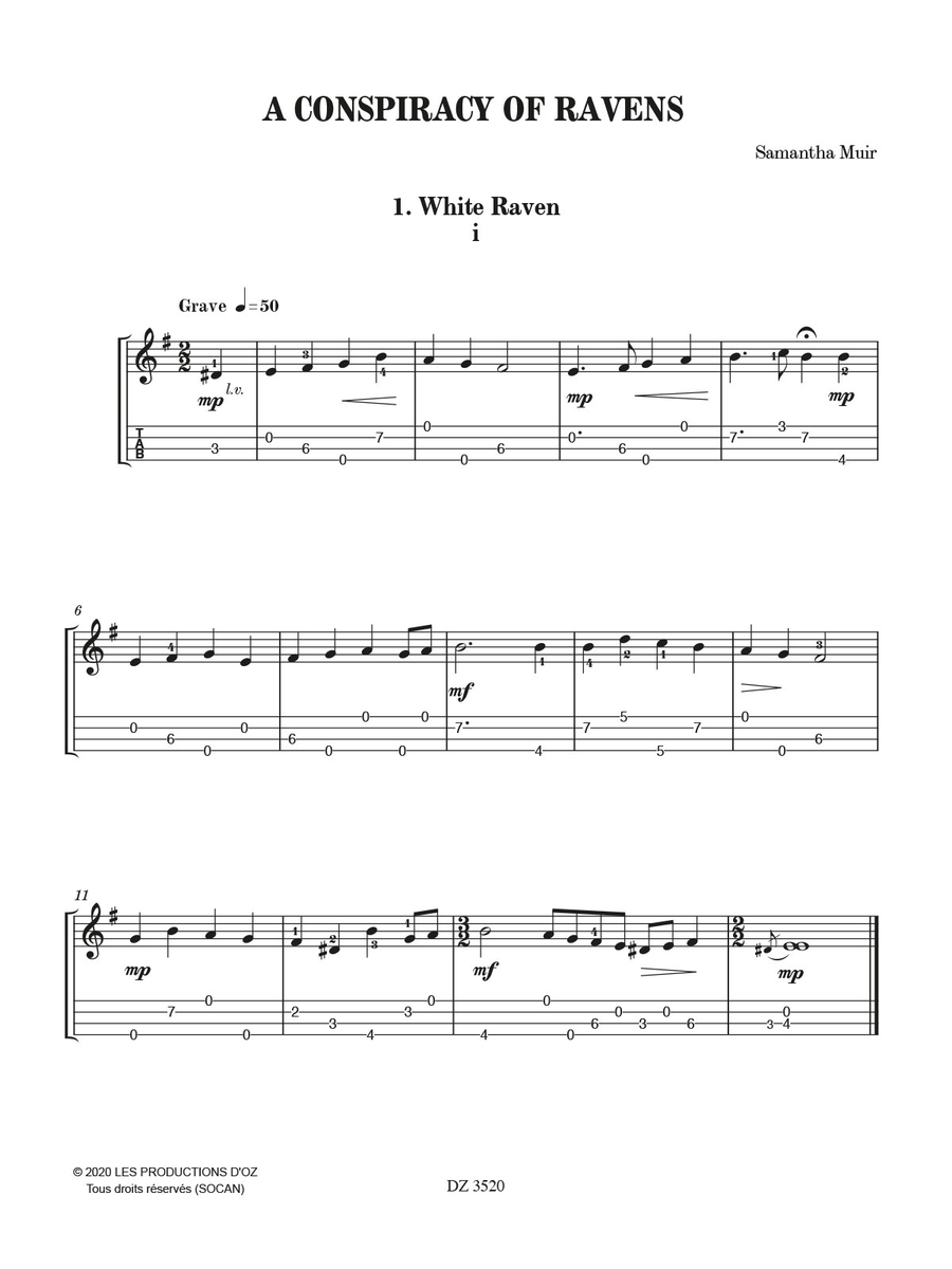A Conspiracy of Ravens Ukulele scores gallery preview page 2