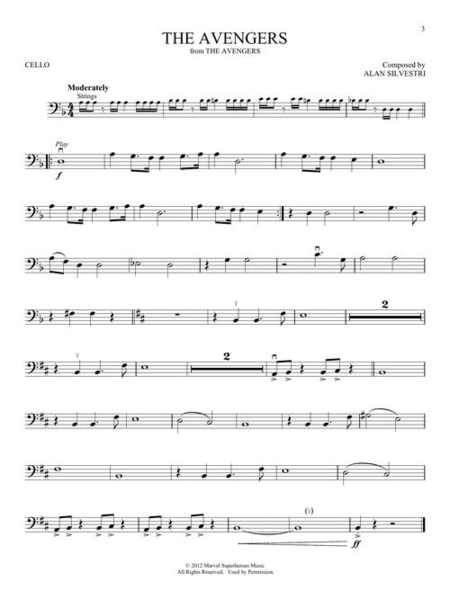 Superhero Themes Instrumental Play-Along for Cello image number null